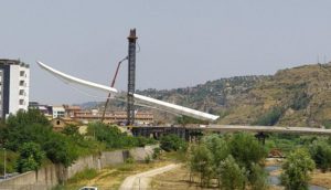 Ponte di Calatrava a Cosenza, l'antenna più alta d'Europa