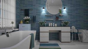 Tappeto in bagno