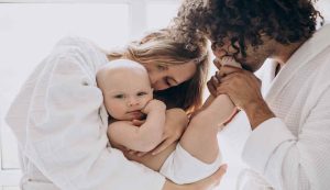 Famiglia con bambino