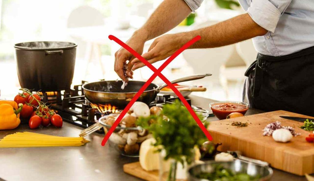 Non puoi più cucinare