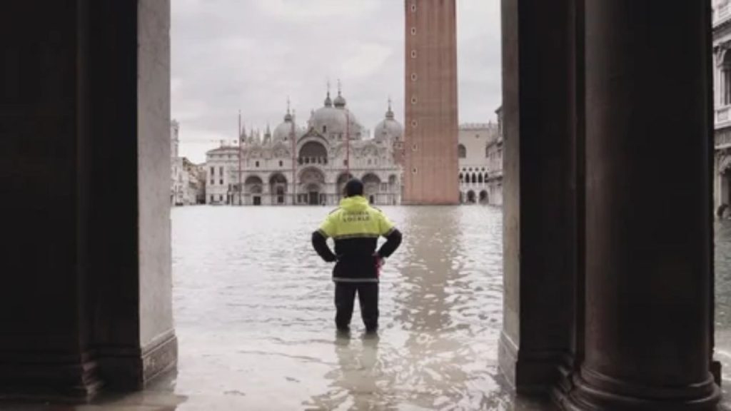 Acqua alta a Venezia