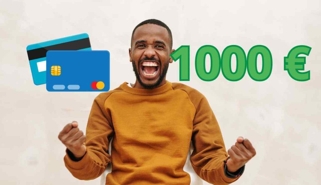 Carta credito 1000 euro