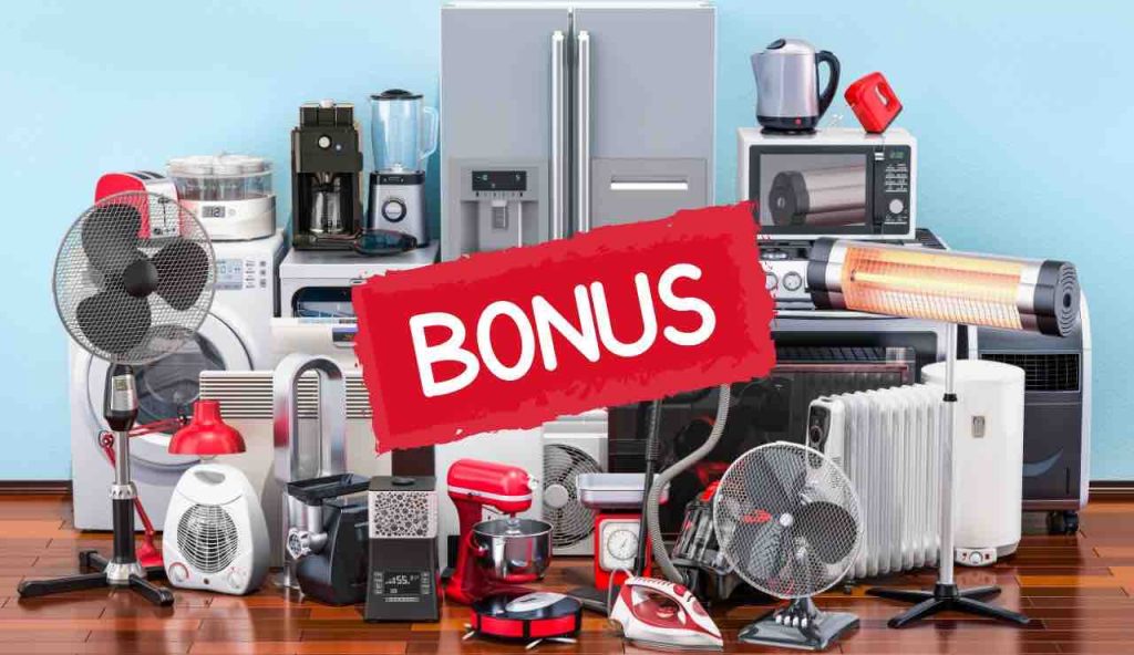 Bonus elettrodomestici