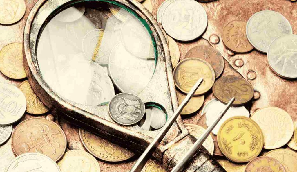 numismatica monete lente