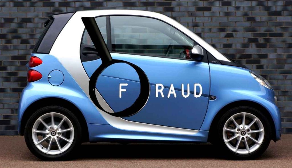 Multa auto falsa