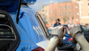 posto di blocco stradale arresto