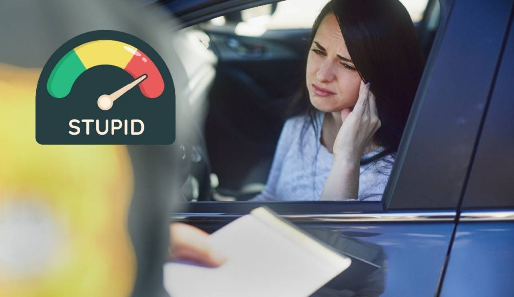 stupidità multa stradale