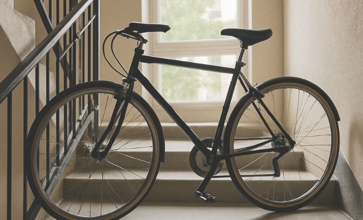Bicicletta condominio scale